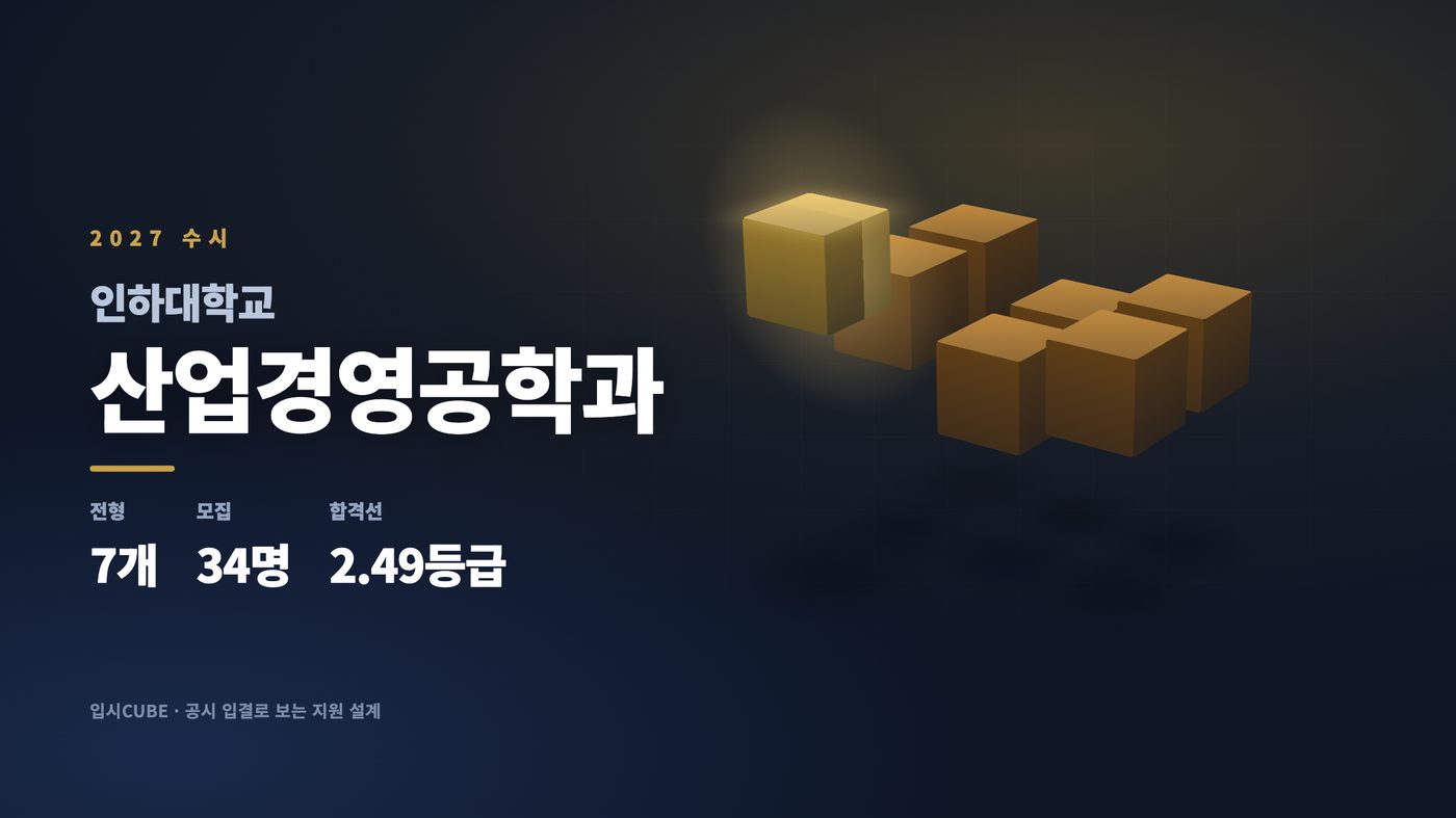 인하대 산업경영공학과
