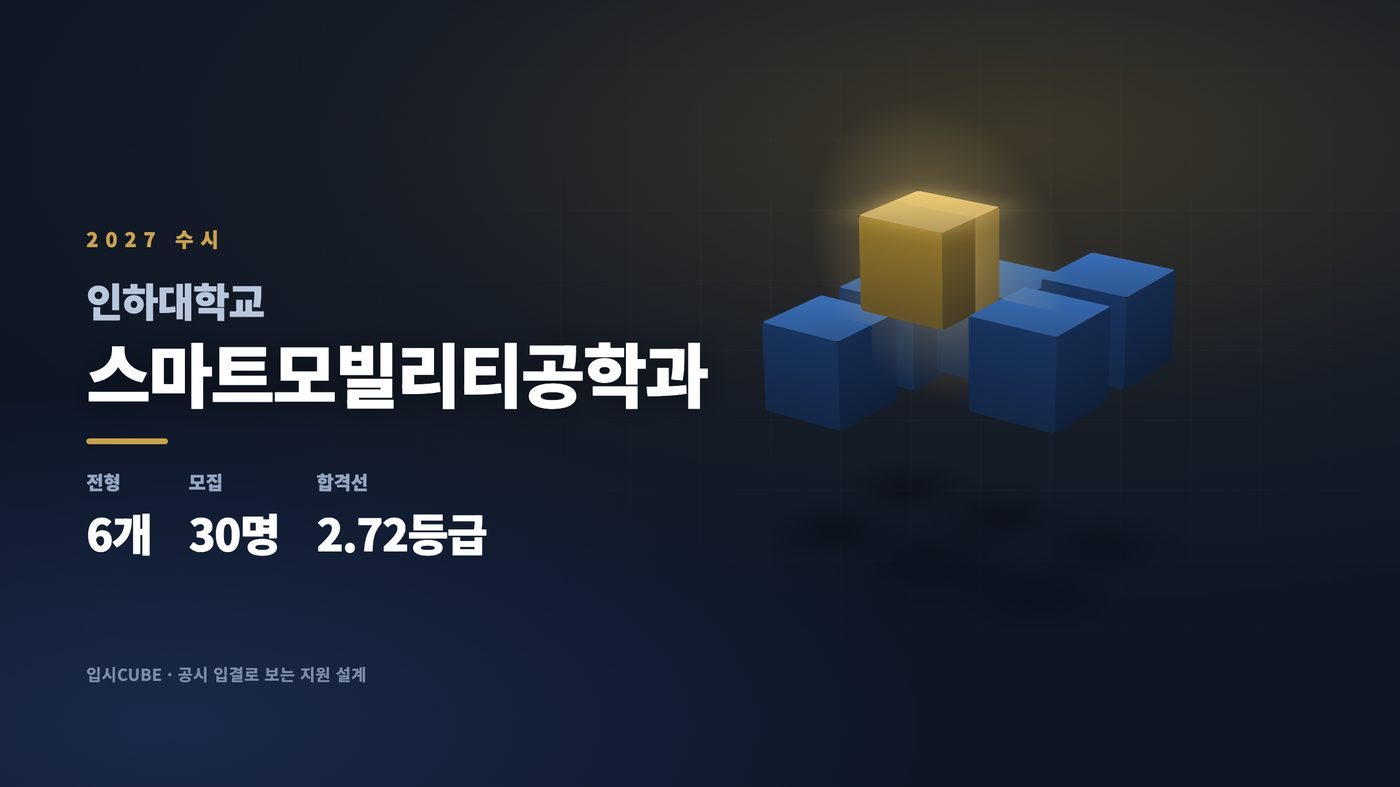 인하대 스마트모빌리티공학과