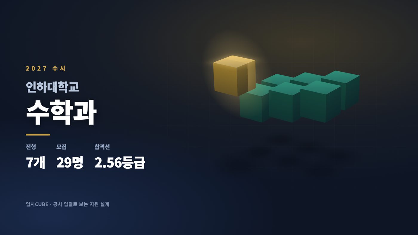 인하대 수학과