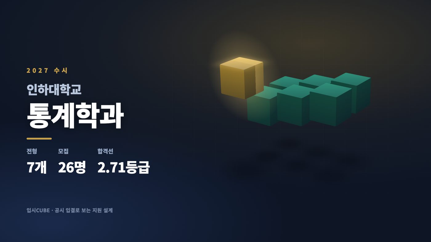 인하대 통계학과