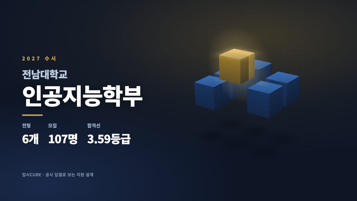 전남대 인공지능학부
