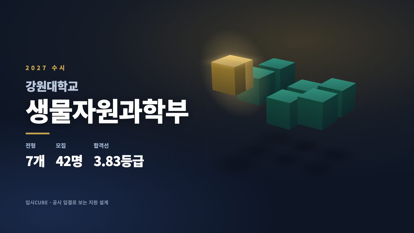 강원대 생물자원과학부