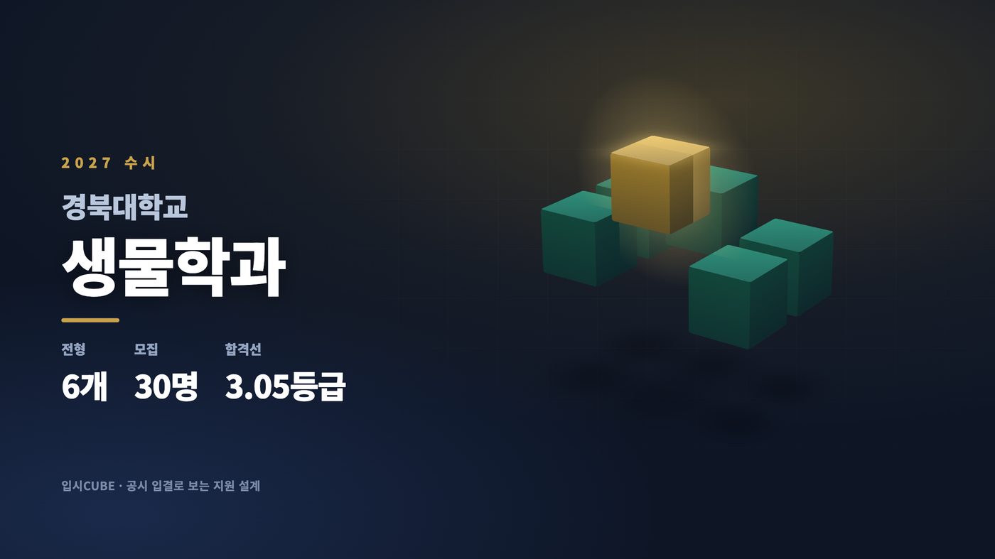 경북대 생물학과