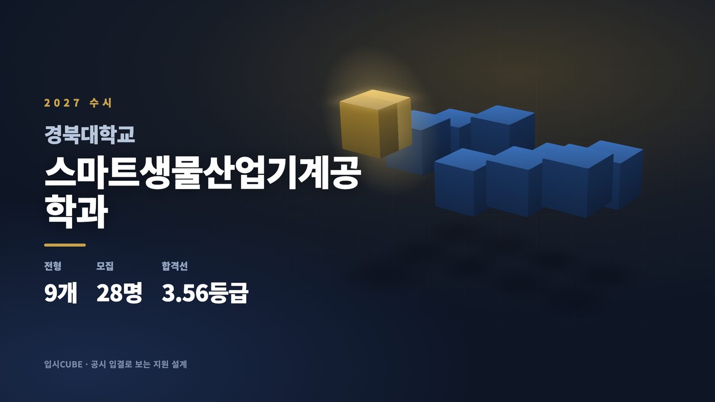 경북대 스마트생물산업기계공학과