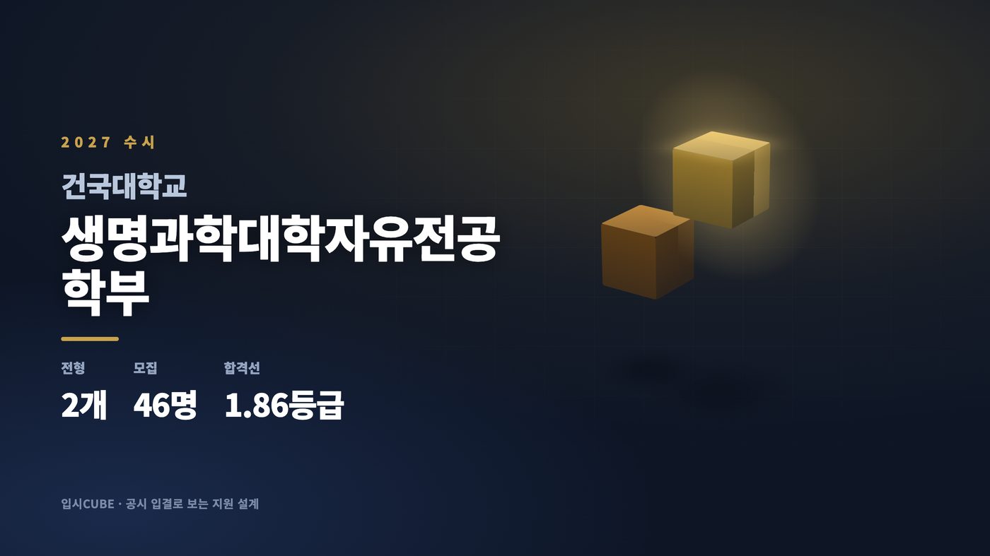 건국대 생명과학대학자유전공학부