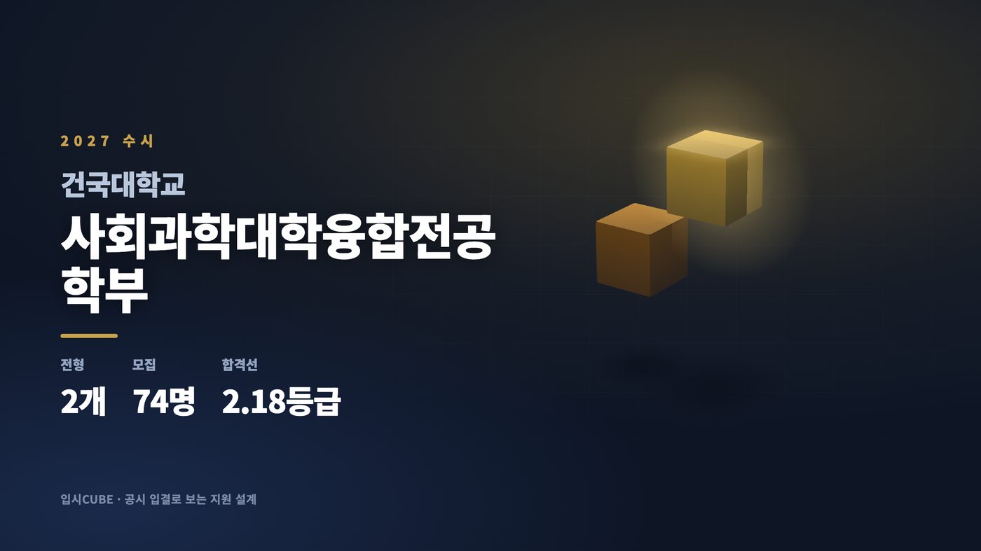 건국대 사회과학대학융합전공학부