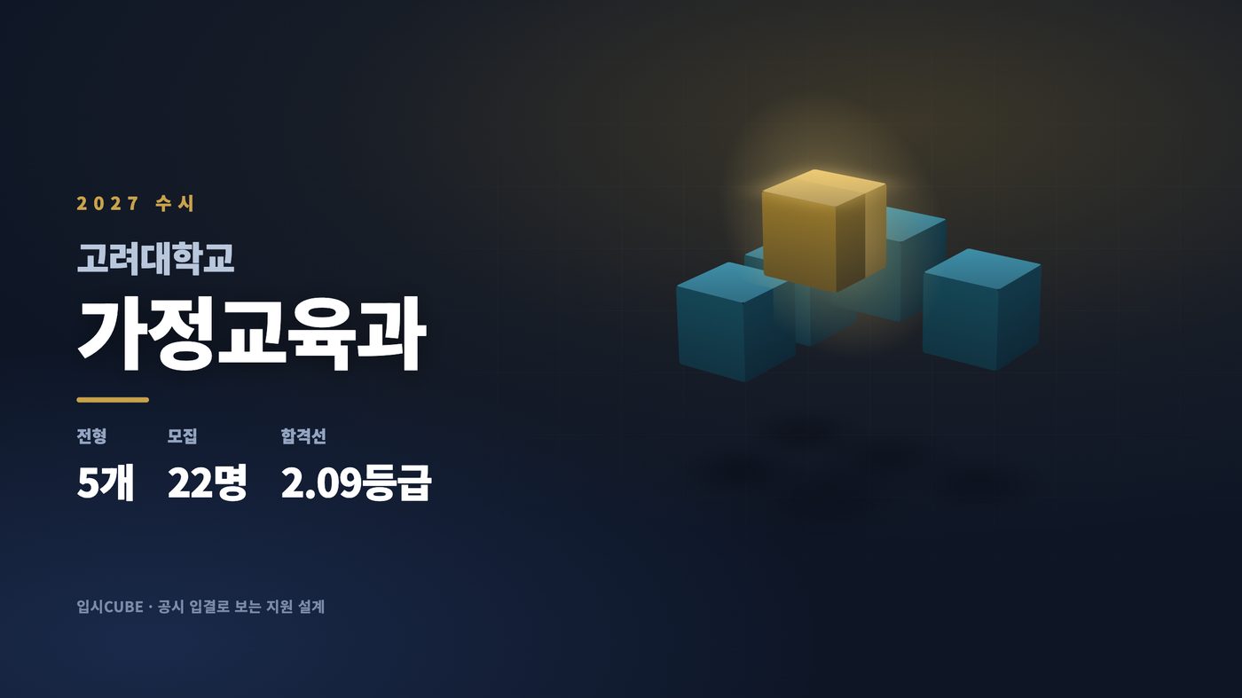 고려대 가정교육과