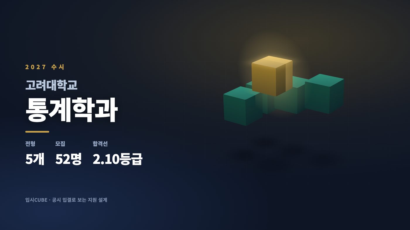 고려대 통계학과