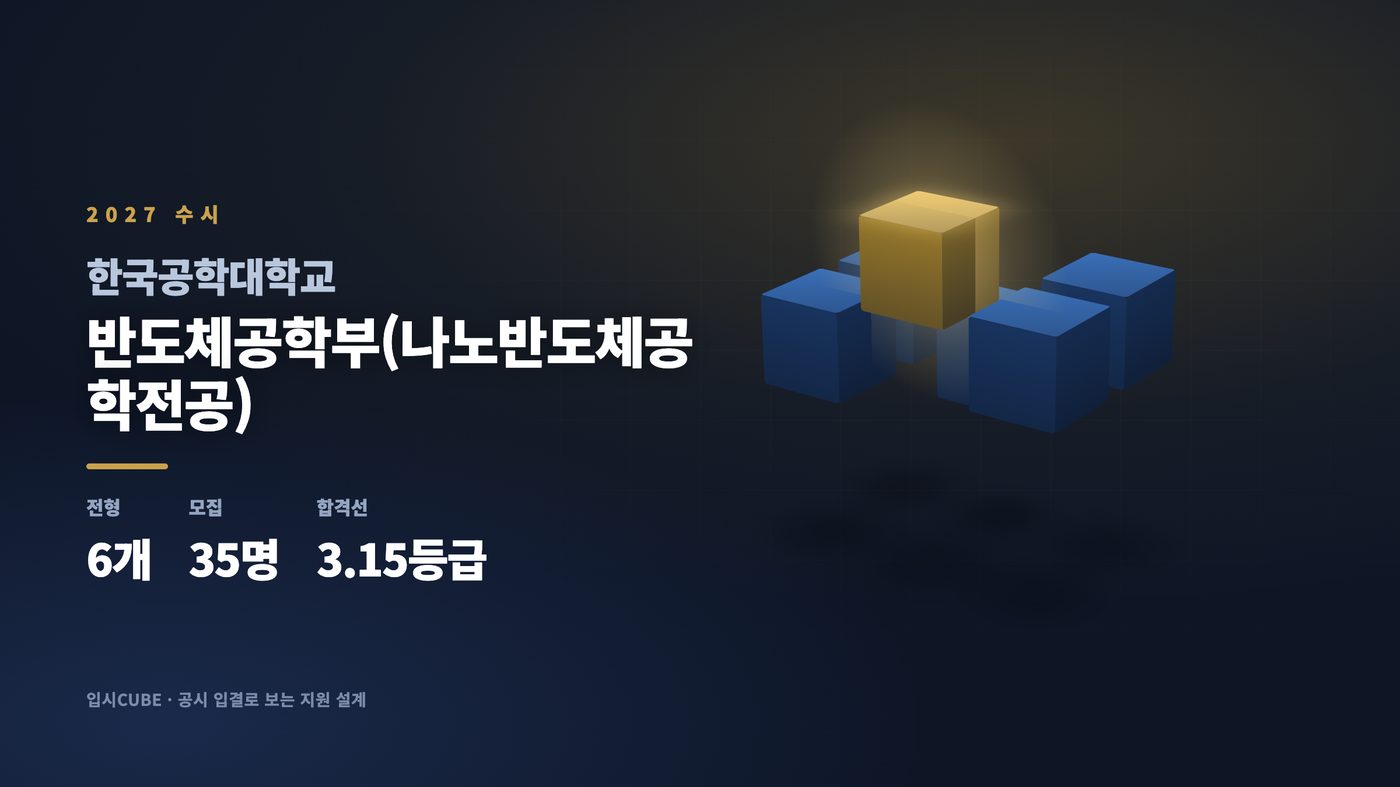 한국공대 반도체공학부(나노반도체공학전공)