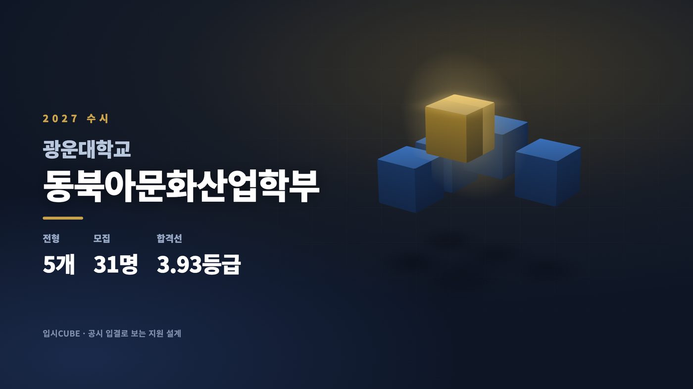 광운대 동북아문화산업학부