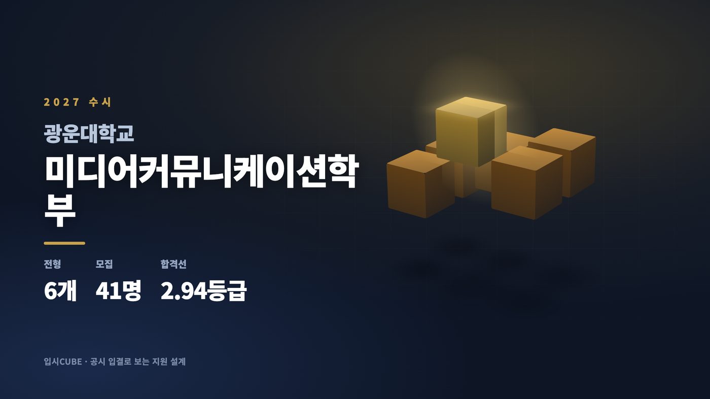 광운대 미디어커뮤니케이션학부