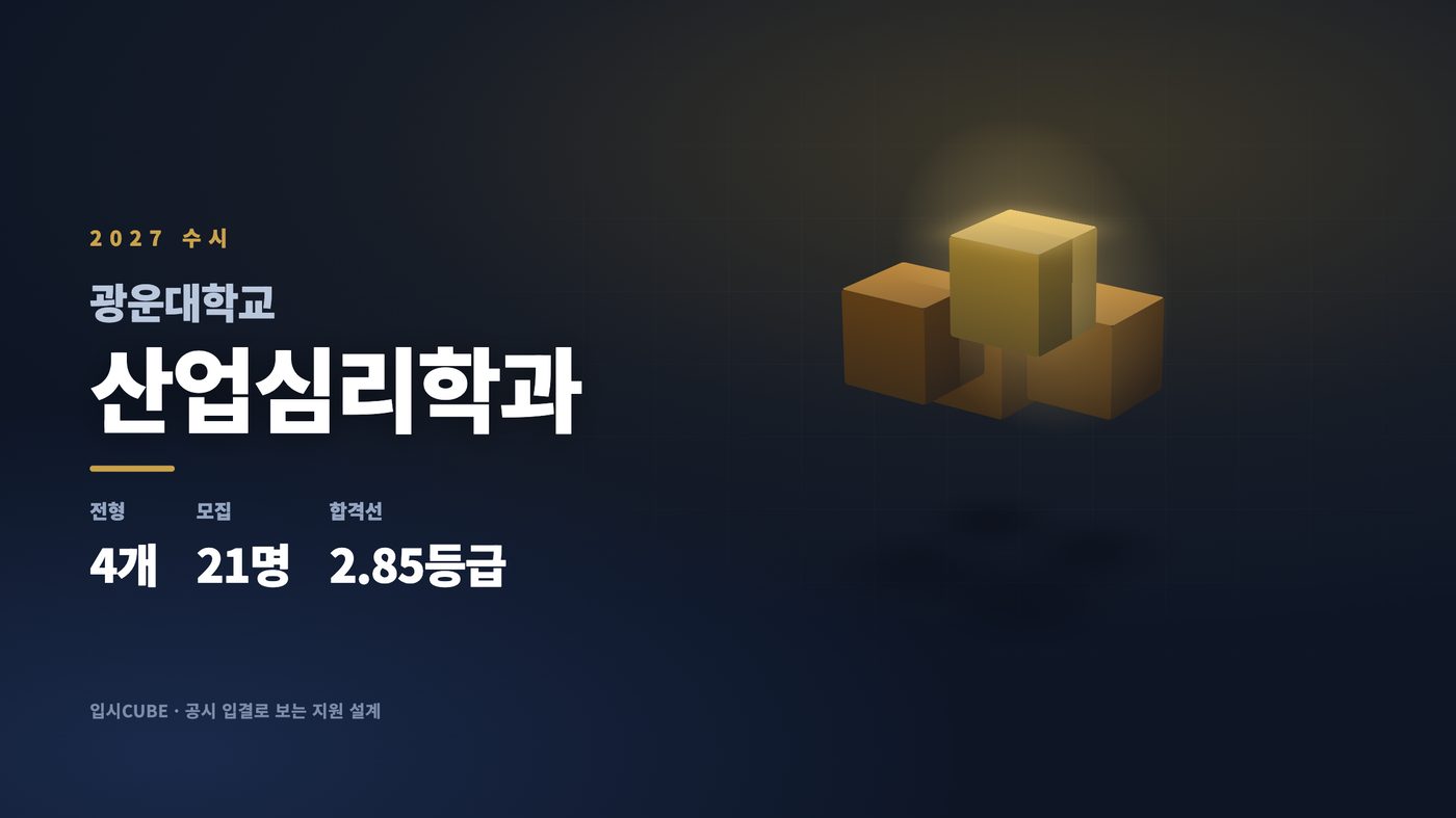 광운대 산업심리학과