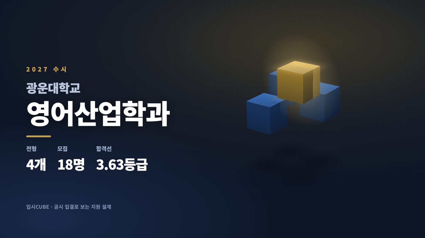 광운대 영어산업학과