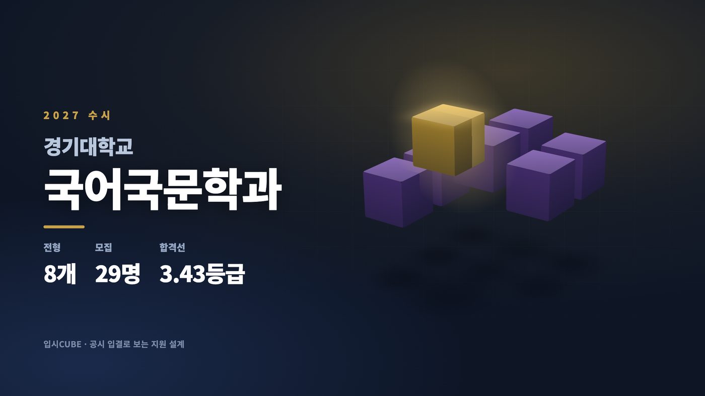 경기대 국어국문학과