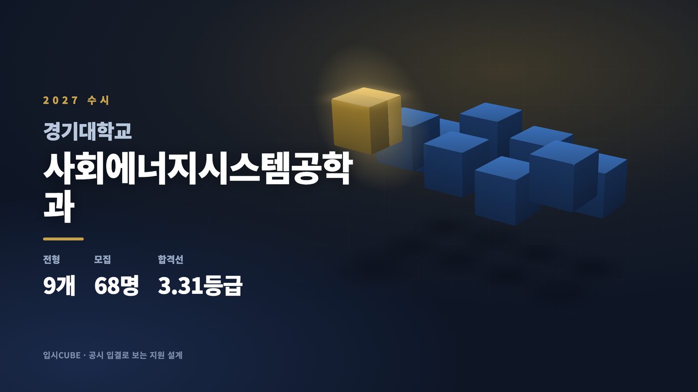 경기대 사회에너지시스템공학과