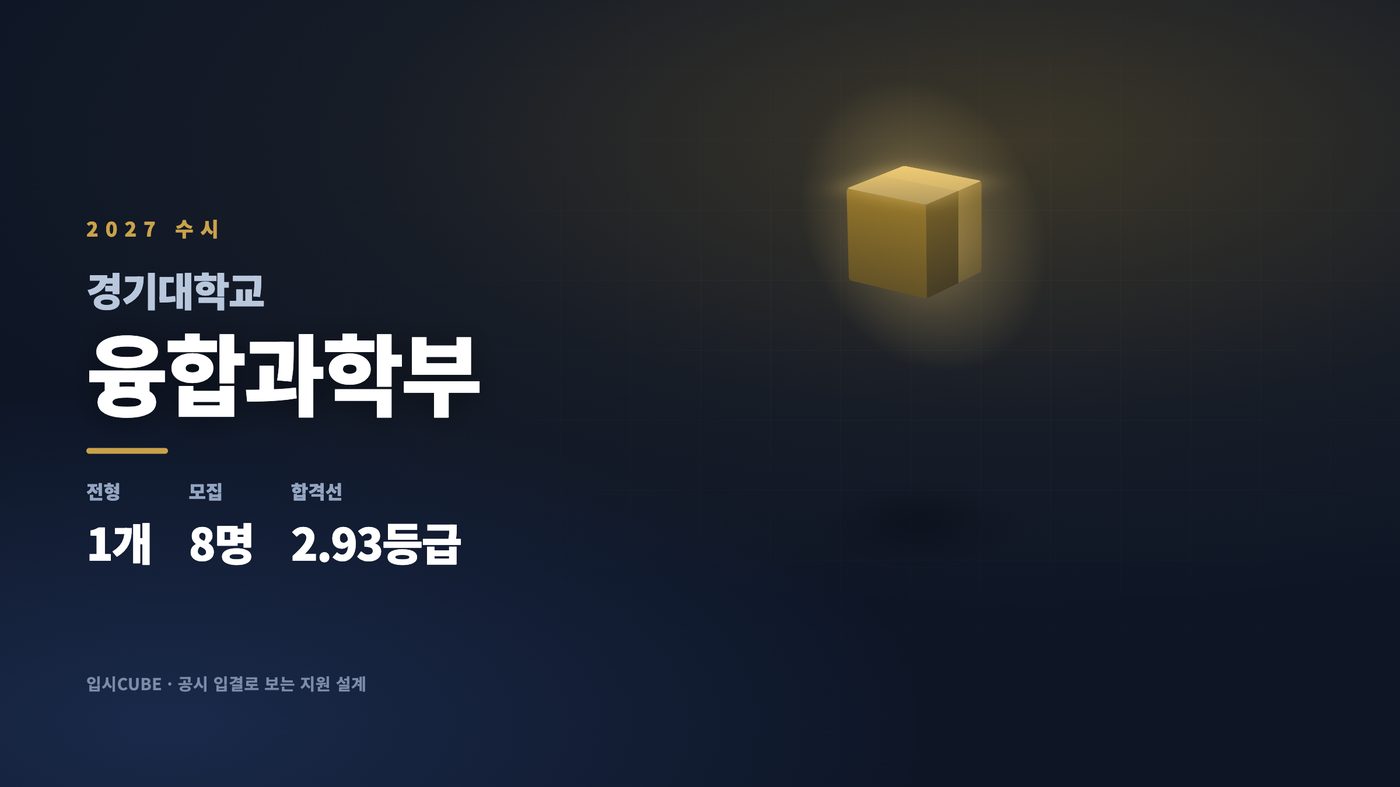 경기대 융합과학부