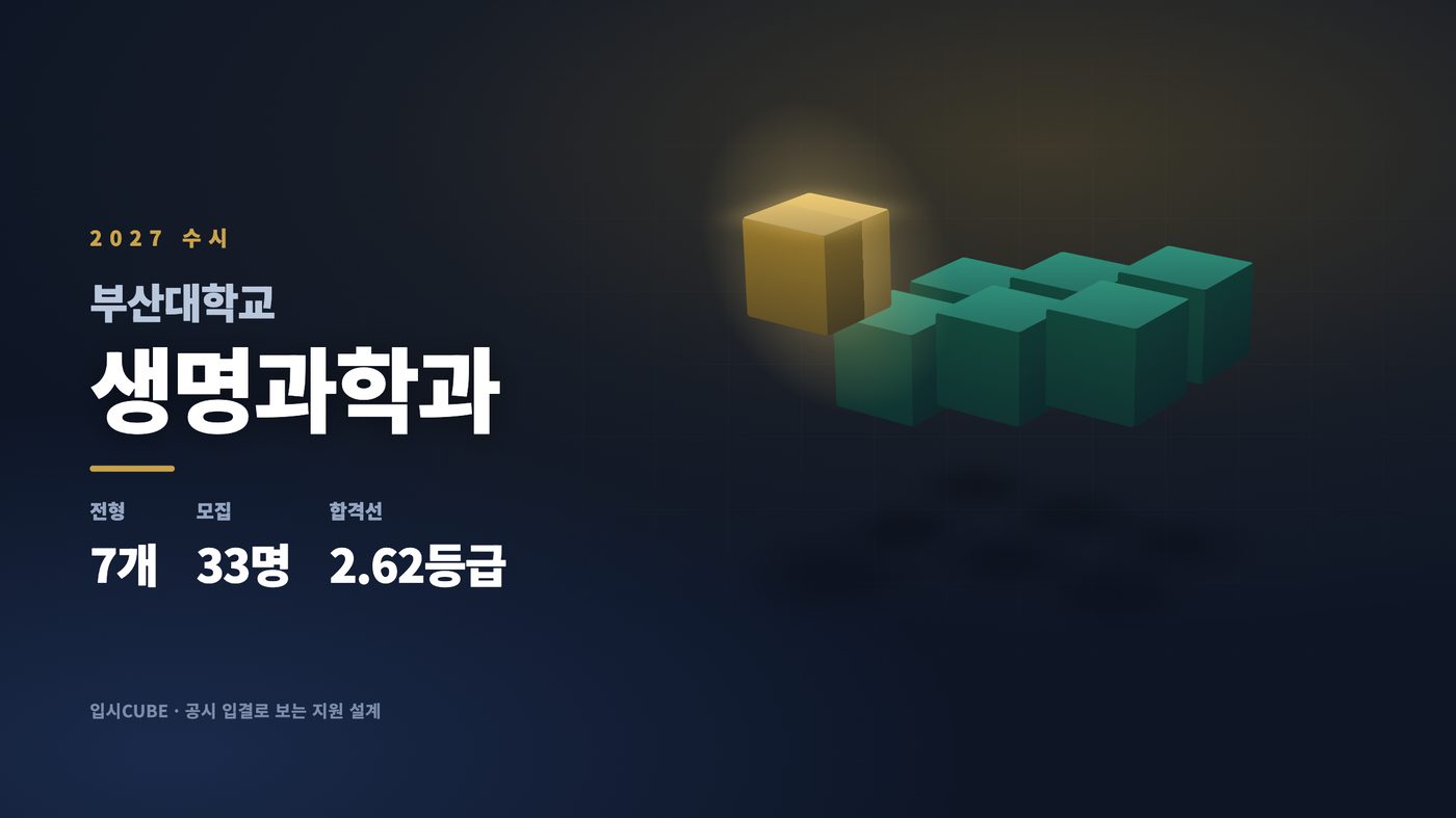 부산대 생명과학과