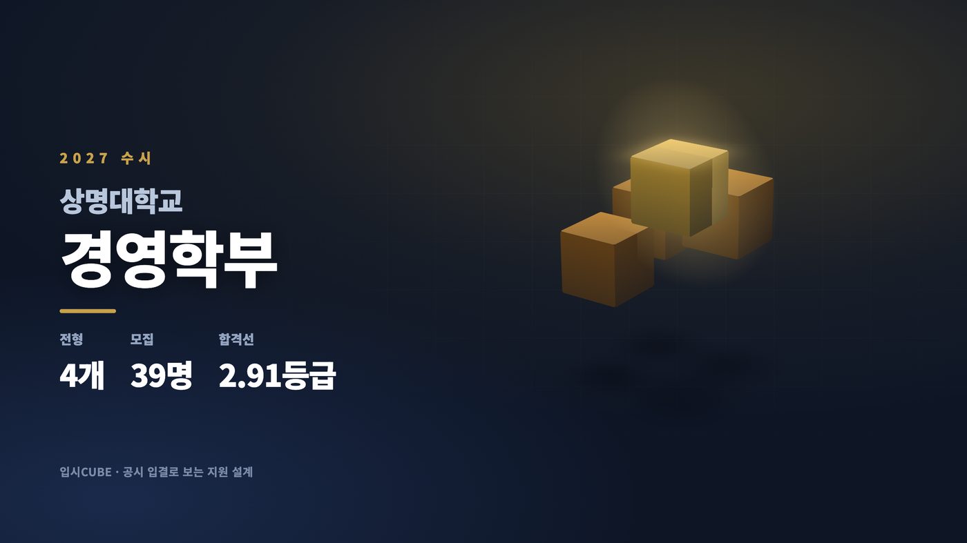 상명대 경영학부