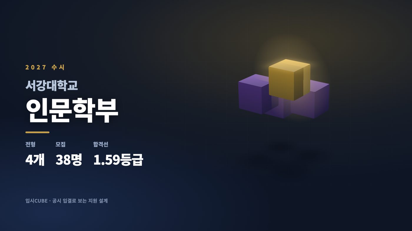 서강대 인문학부