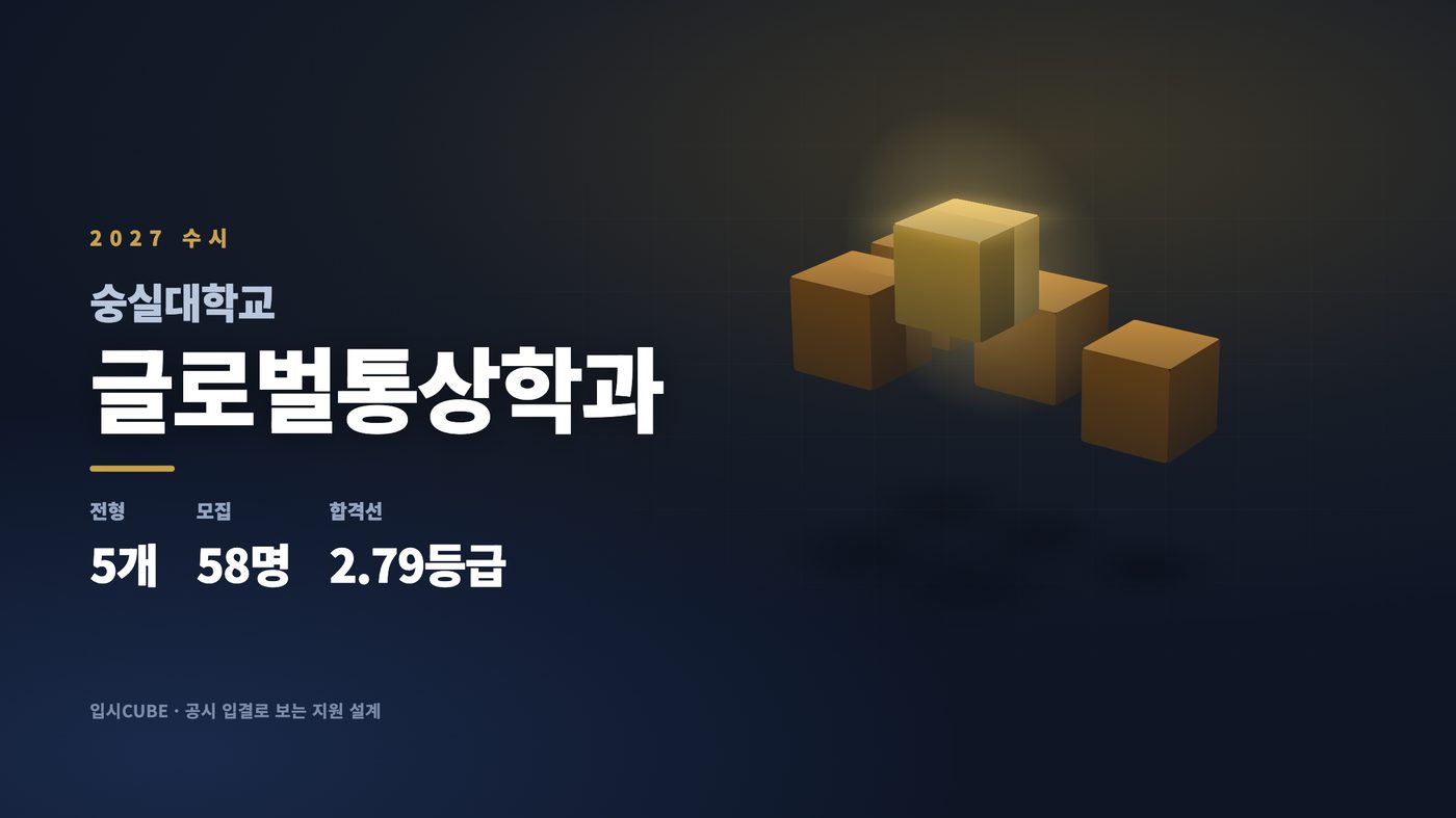숭실대 글로벌통상학과