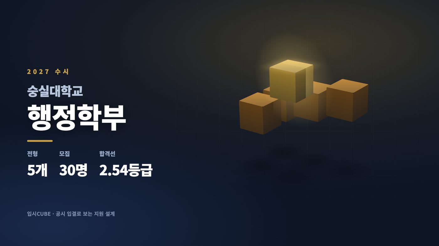 숭실대 행정학부