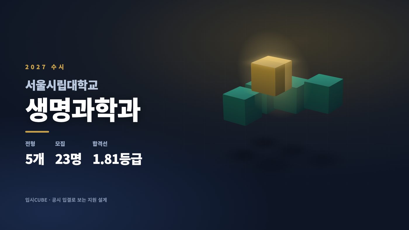 서울시립대 생명과학과