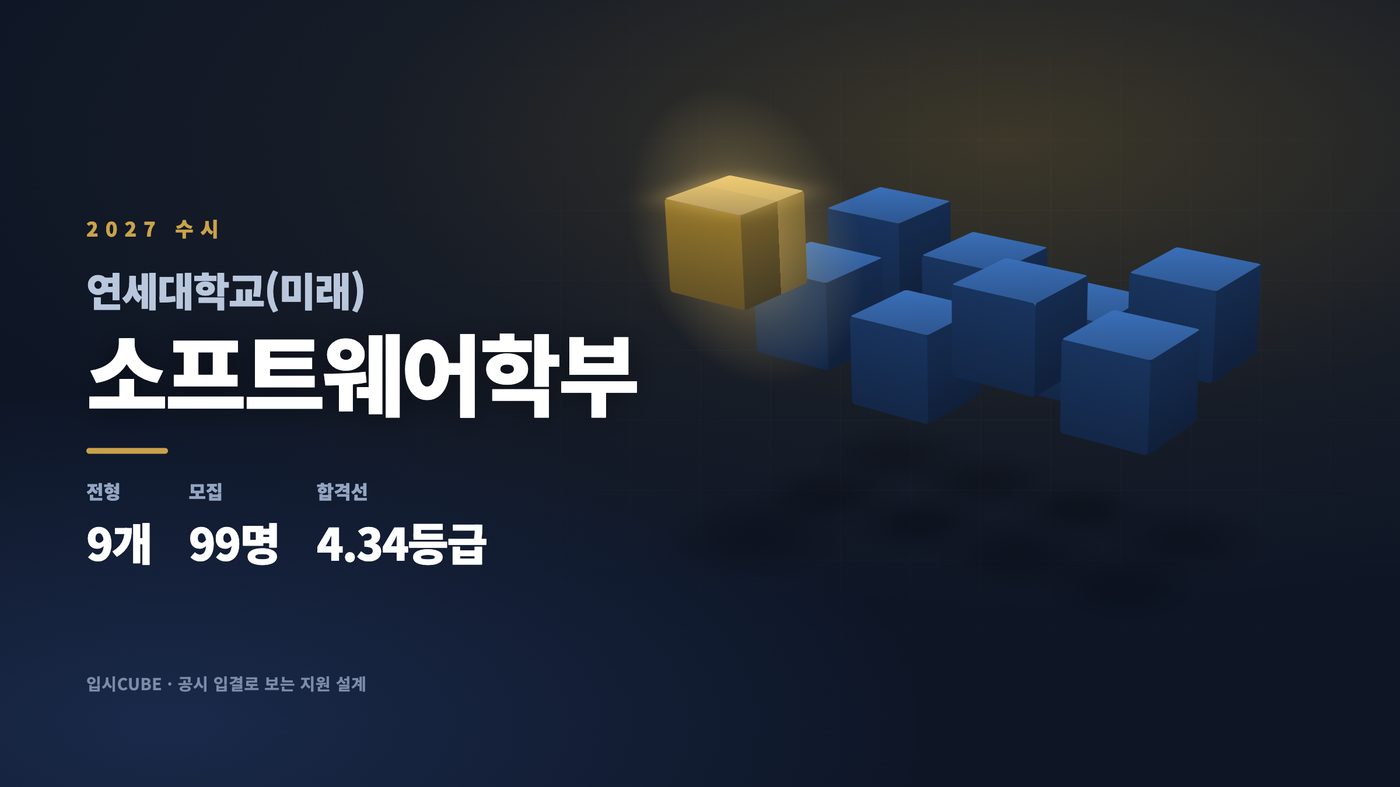 연세대 미래 소프트웨어학부
